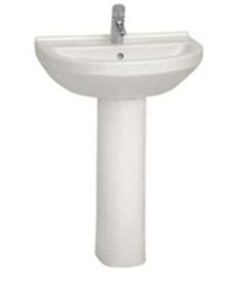 Lavabo semi-circulaire suspendu, S50 par Vitra