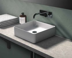 Lavabo sobre encimera Satet de color blanco, de Art&Bath ART030150277