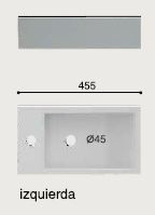Lavabo suspendido Picolo (izquierda) ART03107277