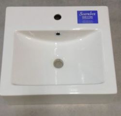 Lavabo carré en porcelaine Mapini canova lvcu50