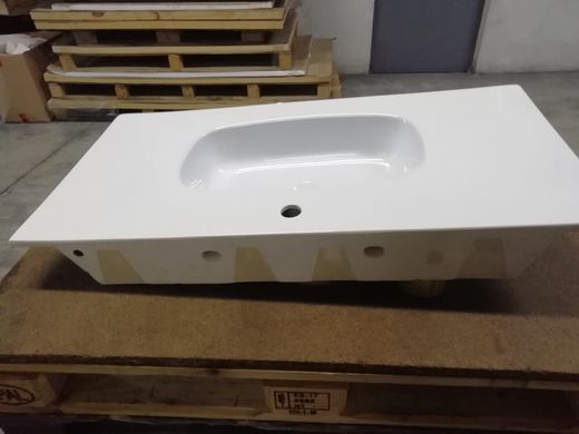 Lavabo a pared y/o de semi encastre, Mapini fons MAPFONS100
