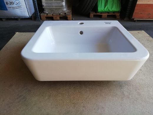 Lavabo mural carré, Matrix par Vitra