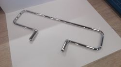 Porte-serviettes mural rectangulaire 40 cm