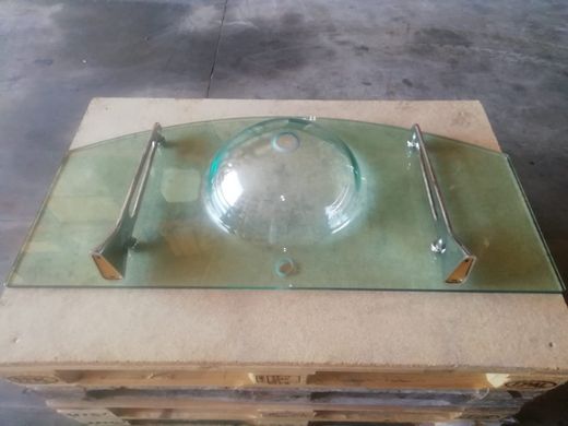 Vasque à poser avec vasque murale en verre, Nito by Vitra