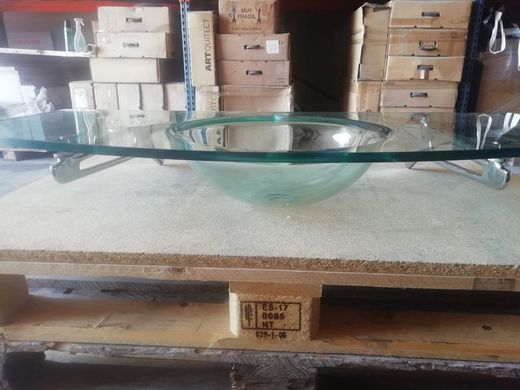 Vasque à poser avec vasque murale en verre, Nito by Vitra