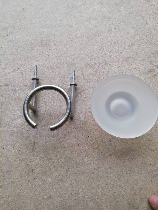 Porte-savon mural ovale