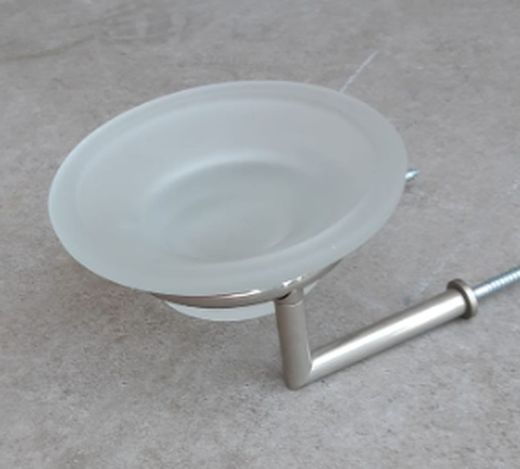 Saboneteira oval de parede