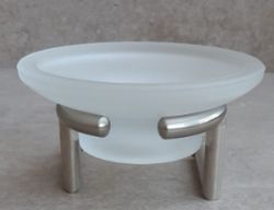 Porte-savon mural ovale