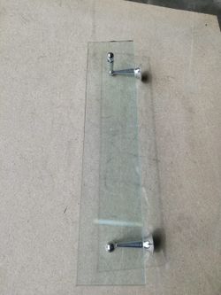 Étagère de salle de bain en verre 60cm, Timeo par Vitra