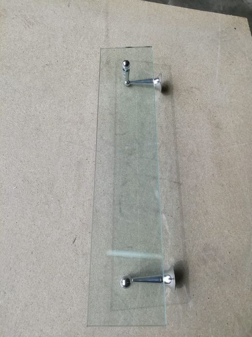 Étagère de salle de bain en verre 60cm, Timeo par Vitra