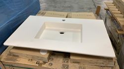 Vasque murale en résine, par Noken