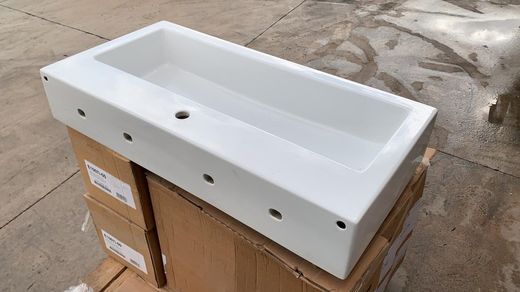 Lavabo rectangular a pared, de Noken OBS191
