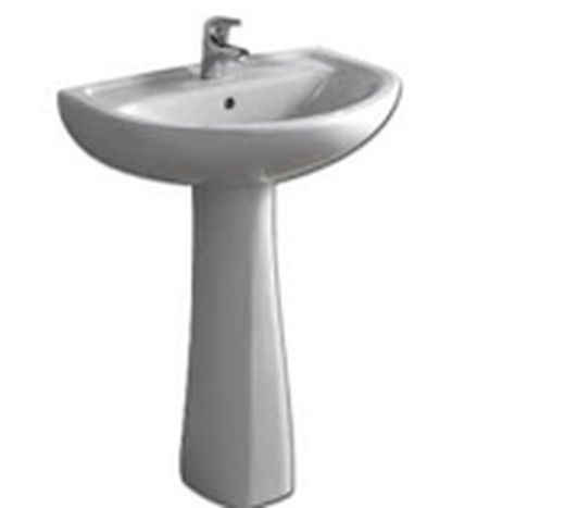 Lavabo suspendu 55cm, Normus par Vitra
