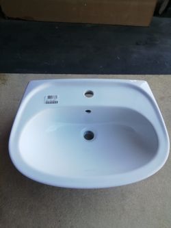 Lavabo suspendu 55cm, Normus par Vitra