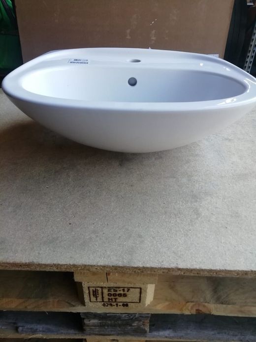 Lavabo suspendu 55cm, Normus par Vitra
