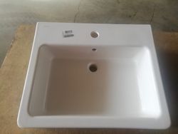 Lavabo suspendu ou à poser, Nouvella par Vitra