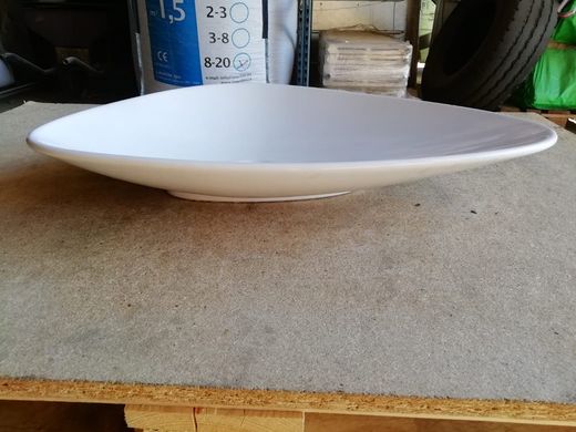 Lavabo à poser triangulaire, Piu due par Vitra