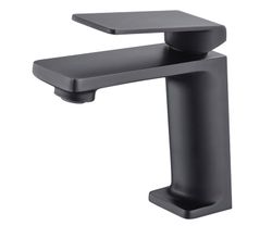 Mitigeur lavabo noir Pola