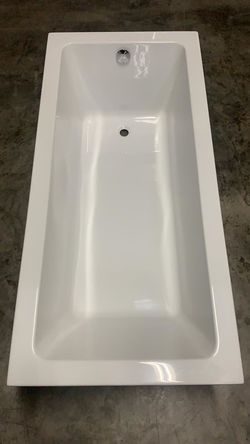 Bañera acrílica rectangular, 160x75 de Porcelanosa OBS527