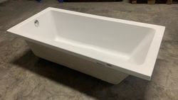 Bañera acrílica rectangular, 160x75 de Porcelanosa OBS527