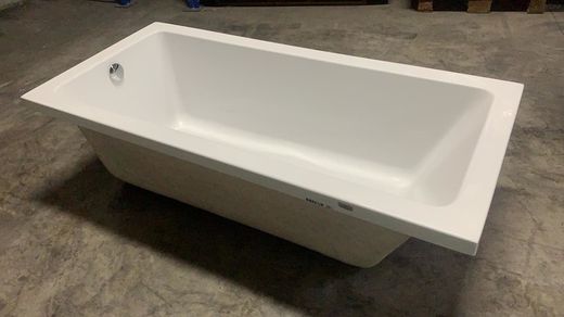 Bañera acrílica rectangular, 160x75 de Porcelanosa OBS527