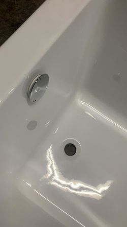 Bañera acrílica rectangular, 160x75 de Porcelanosa OBS527