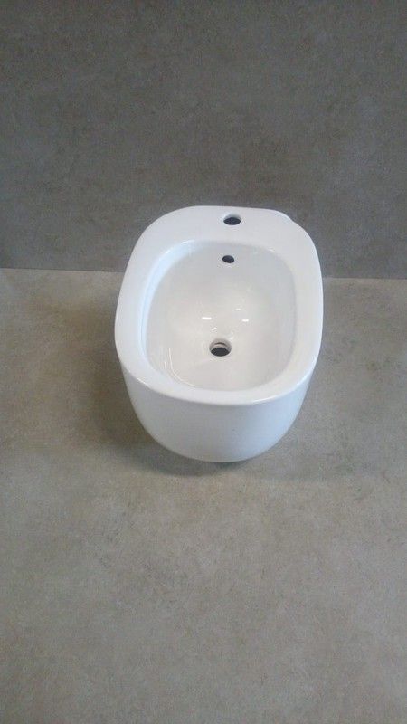 Bidé cerámico blanco suspendido, 500 de Pozzi Ginori POZ41255