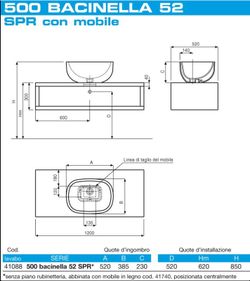 Vasque à poser 500 par Pozzi Ginori