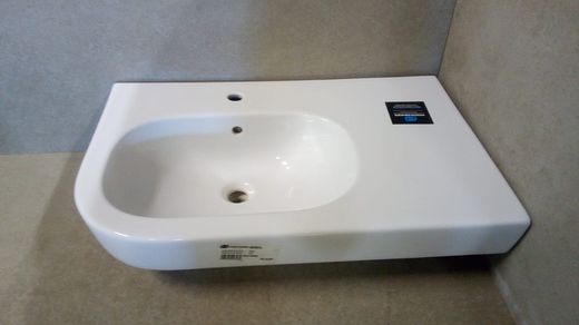 Lavabo Asimetrico Quinta 80cm de Pozzi Ginori POZ03010
