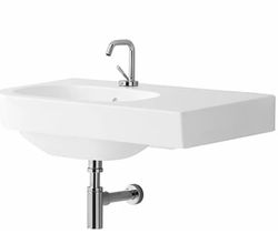 Lavabo Asymétrique Quinta 80cm par Pozzi Ginori