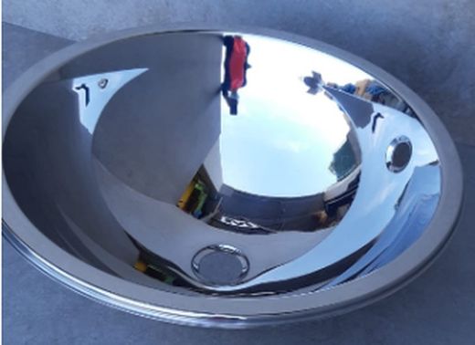 Vasque à encastrer en acier 48Ø, Miro by Rapsel