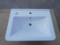 Lavabo suspendu 65cm, S50 par Vitra