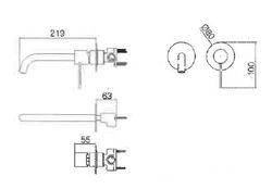Mitigeur lavabo Treumal