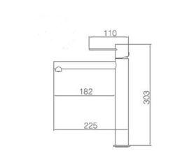 Mitigeur lavabo Alto Tuna