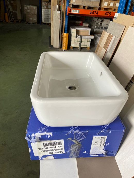 Vasque à poser 60x40 avec trop-plein, Architectura by Villeroy & Boch