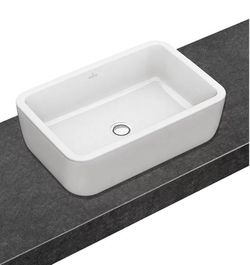 Vasque à poser 60x40 avec trop-plein, Architectura by Villeroy & Boch