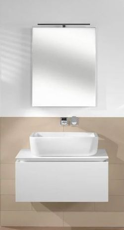 Vasque à poser 60x40 avec trop-plein, Architectura by Villeroy & Boch