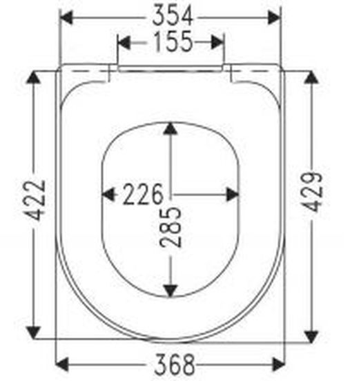 Asiento O.novo S.closing de Villeroy Boch VILL9M38S101