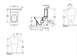O.novo 565 Inodoro Villeroy & Boch VILL56581001