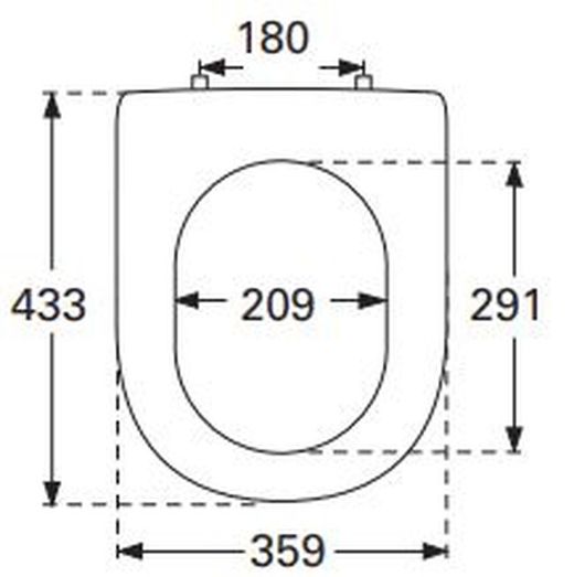 Asiento Inodoro Subway 2.0 de Villeroy Boch VILL9M68S101