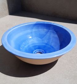 Lavabo semi-encastré de boue 42cm, Azuretto, Aq11 par Vitra