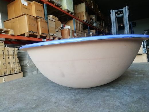 Lavabo semi-encastré de boue 42cm, Azuretto, Aq11 par Vitra