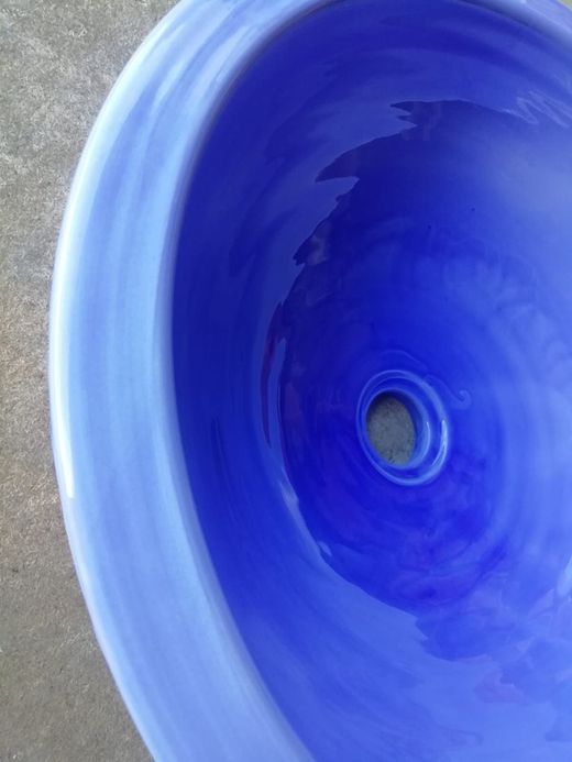 Lavabo semi-encastré de boue 42cm, Azuretto, Aq11 par Vitra