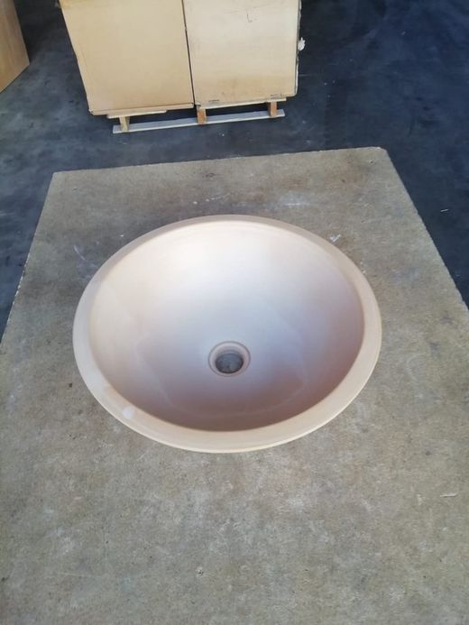 Lavabo de fango semi encastre 41.5cm, Natural Satinado, Aq11 de Vitra VITAQ21R3501A