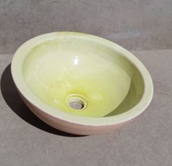 Lavabo semi-encastré 38cm en boue, Mimosa, Aq11 par Vitra