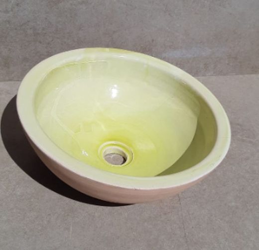 Lavabo semi-encastré 38cm en boue, Mimosa, Aq11 par Vitra