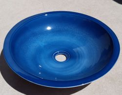 Lavabo semi-encastré en boue, Indigo, Aq11 par Vitra