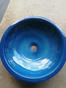 Lavabo semi-encastré en boue, Indigo, Aq11 par Vitra