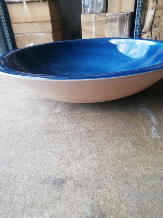 Lavabo semi-encastré en boue, Indigo, Aq11 par Vitra