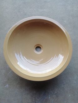 Lavabo de fango semi encastre, Mostaza, Aq11 de Vitra VITAQ24R3001A